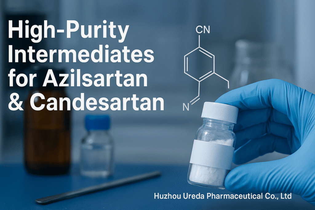 high purity intermediates for azilsartan & candesartan esters huzhou ureda