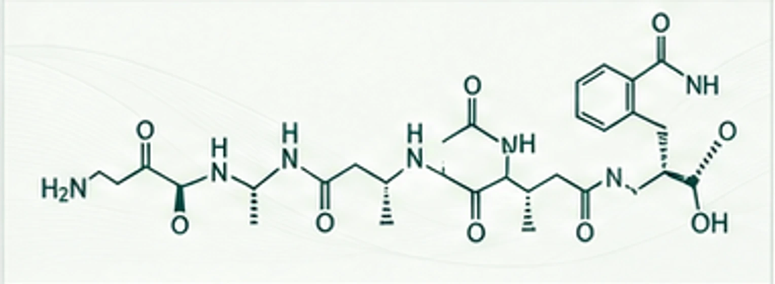 Semaglutide API structural formula in a clean editorial product card